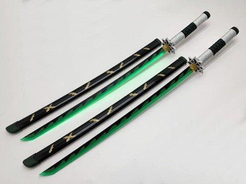 Wooden Bamboo Blade LED light Demon Sword 40"- SLW03