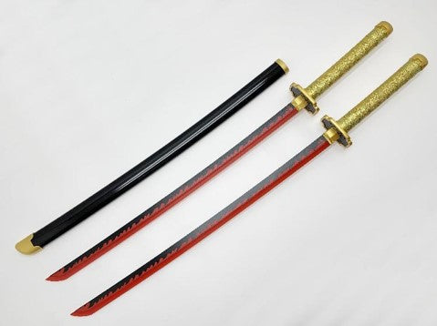 Wooden Bamboo Blade LED light Demon Sword 40"- SLW07