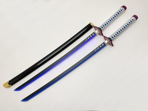 Wooden Bamboo Blade LED light Demon Sword 40"- SLW012 (T703012LED)