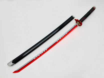 Wooden Bamboo Blade LED light Demon Sword 40"- SLW013 (T703021LED)