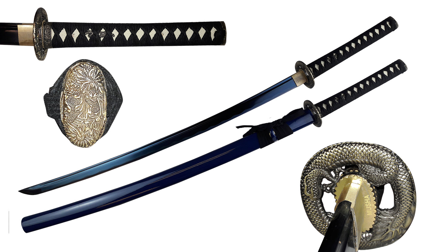 Musha Mizuchi (Water Dragon) Katana - SS1360BL