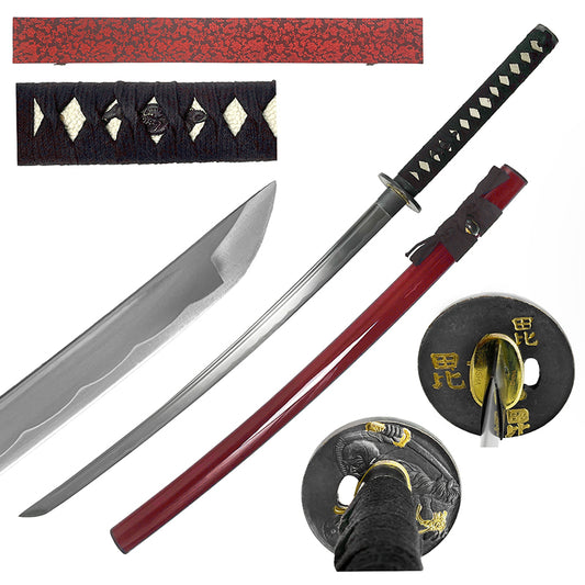 41" Hand Forged Samurai Sword - SSP1034A-BD