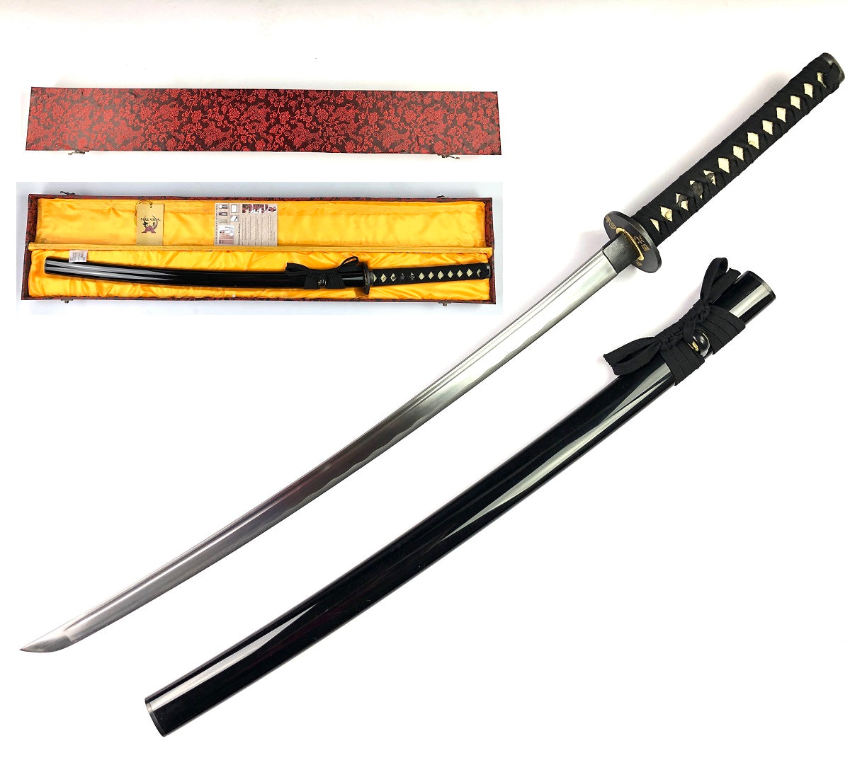 41" Hand Forged Samurai Sword - SSP1034A-BK