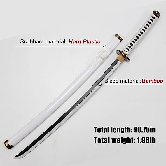 Wooden Bamboo 41" Fantasy Blade Sword - SW1603
