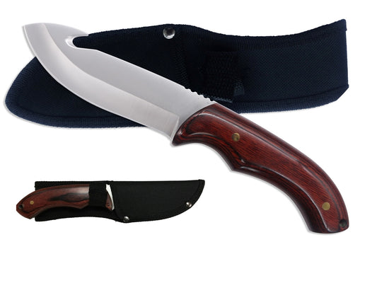 9″ Hunting Knife. 4.5″ Full Edge Blade and Gut Hook - T22020