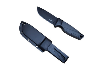 6.7″ Overall Fixed Blade Hunting Knife with Sheath – T22187BK-3