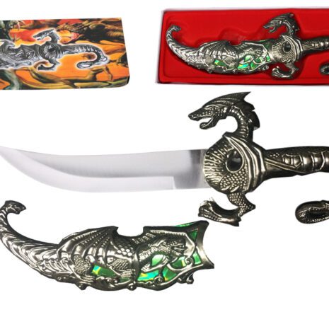 10" Fantasy Dragon Dagger Green Fitting - KM856GN-1 (T25856GN-1)