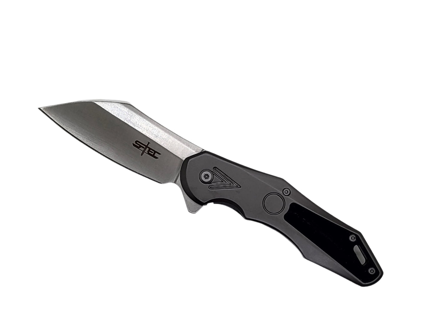 S-TEC 8″ Assisted Folding Knife w/ Stainless Steel Handle + G10 Handle- T27209SL