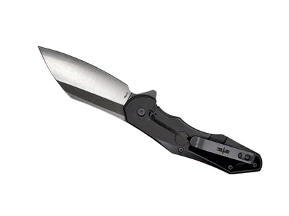 S-TEC 8″ Assisted Folding Knife w/ Stainless Steel Handle + G10 Handle- T27209SL