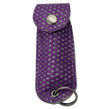 1/2 oz Key Chain Carrying Pouch – Purple Bling - T313227