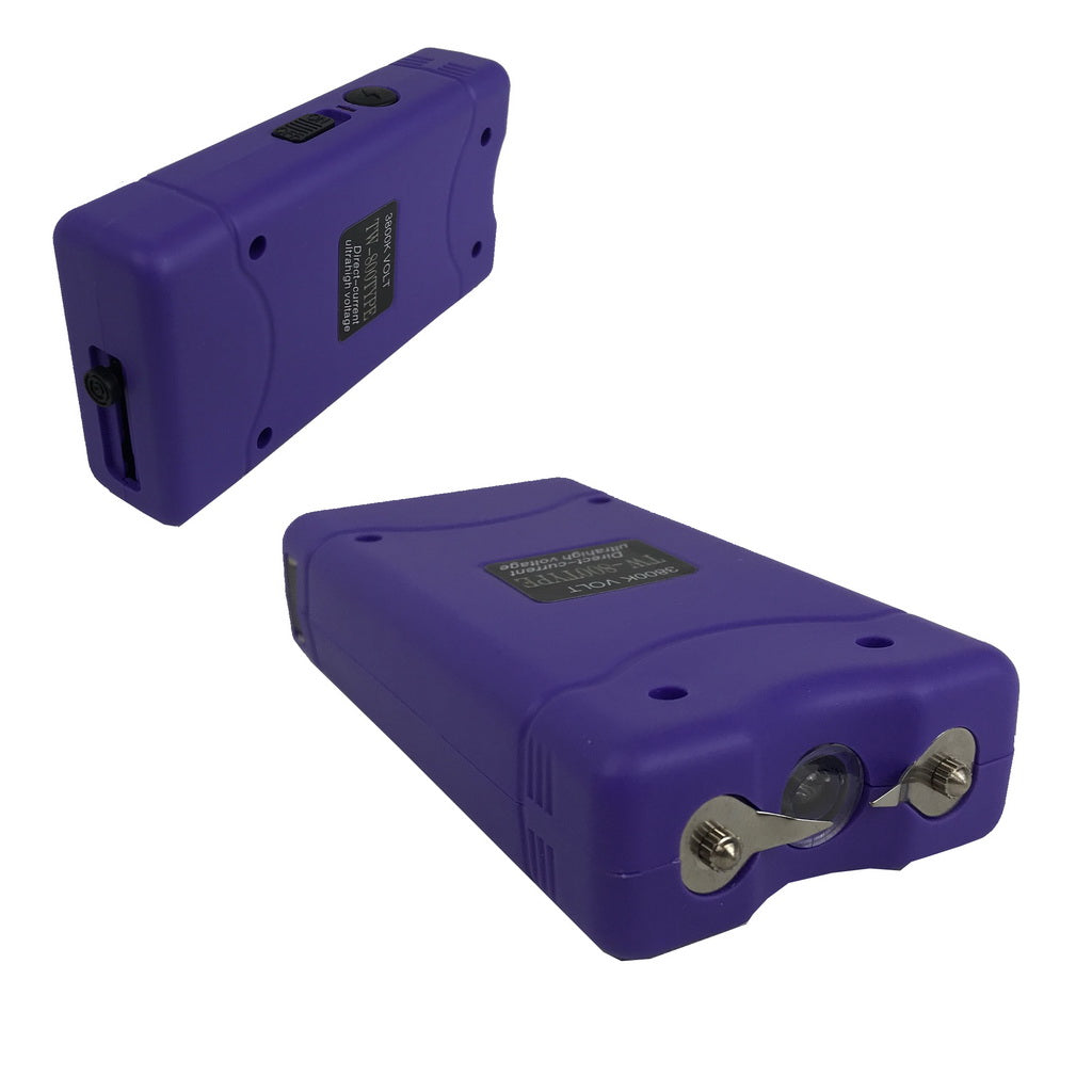 4-1/2″ 3 million vol Purple Stun Gun with Led Light - T31800PR