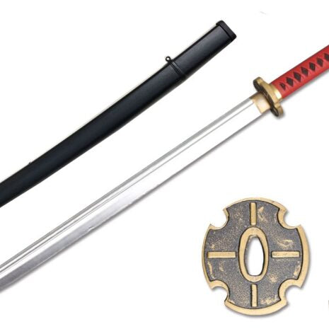 Foam 39″ Samurai Sword w/ plastic scabbard- T323601-2