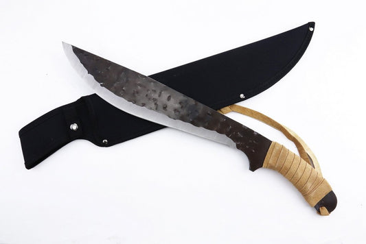 20″ Barong machetes with faux leather wrap handle - T66105