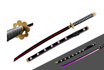 Wooden Bamboo Blade LED light Fansy Sword 40"- T703245LED