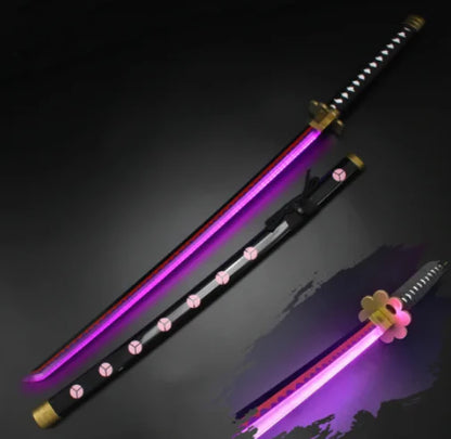 Wooden Bamboo Blade LED light Fansy Sword 40"- T703245LED