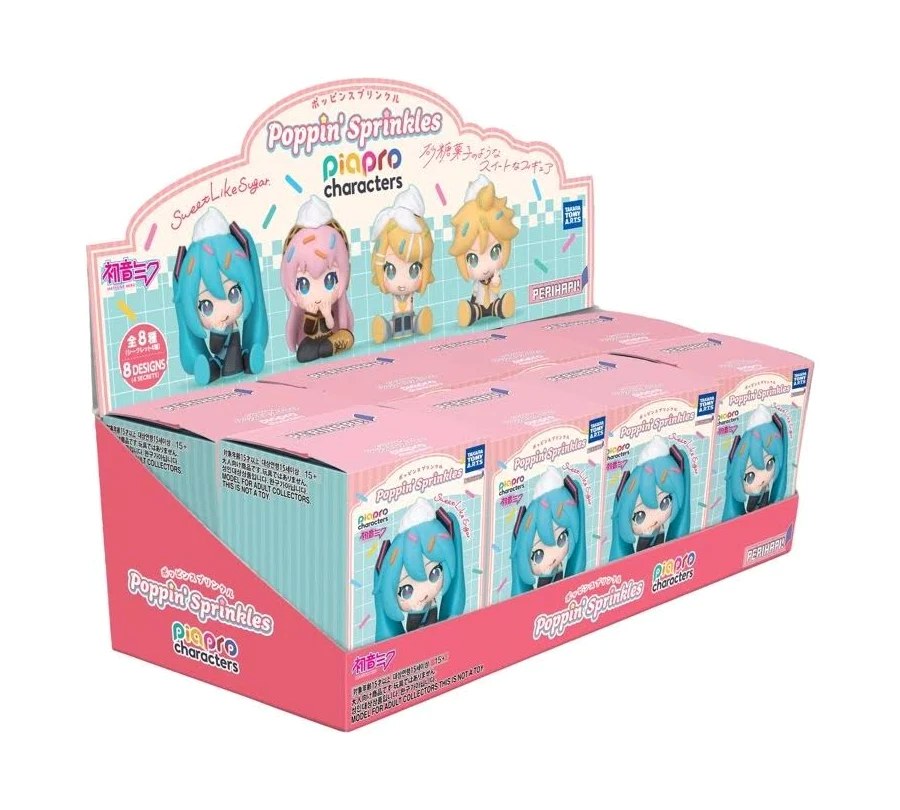 Perihapi! Poppin' Sprinkles Hatsune Miku Piapro Blind Box Asst (8 pcs full Set) - TA80677