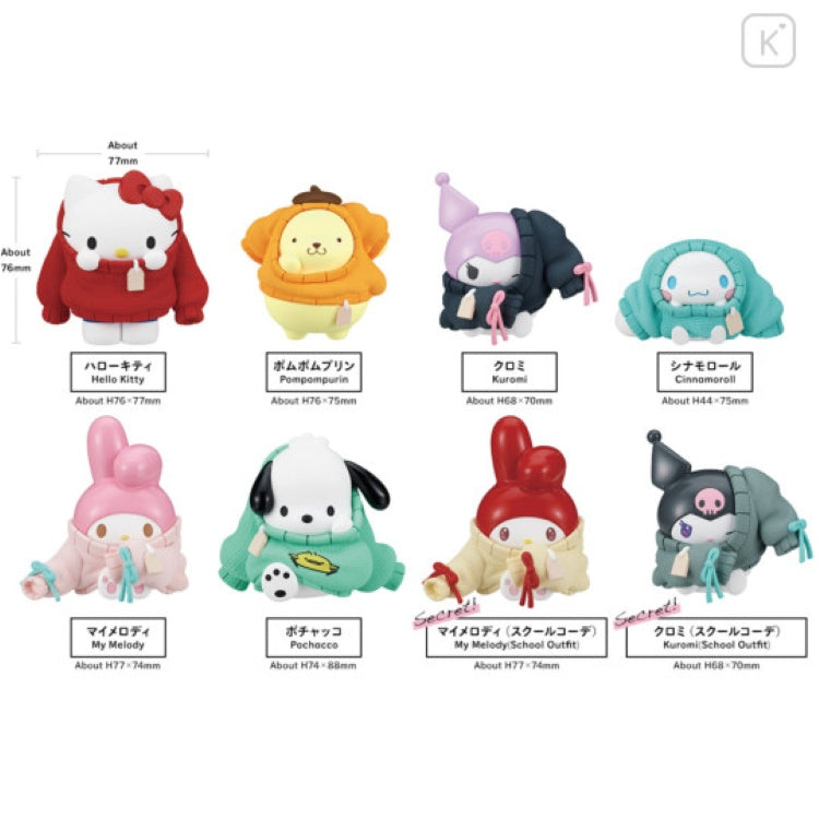 Perihapi! PERIHAPI! Hello Kitty & Friends Okigaechu Blind Box Asst (8 pcs full Set) - TA80716