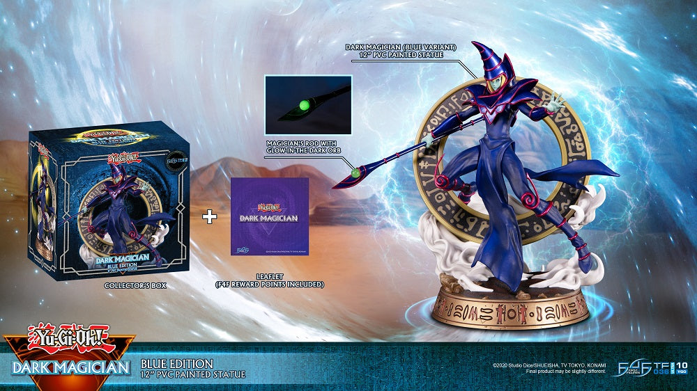 Yu-Gi-Oh! Dark Magician PVC Statue (Blue Variant) - FI00894