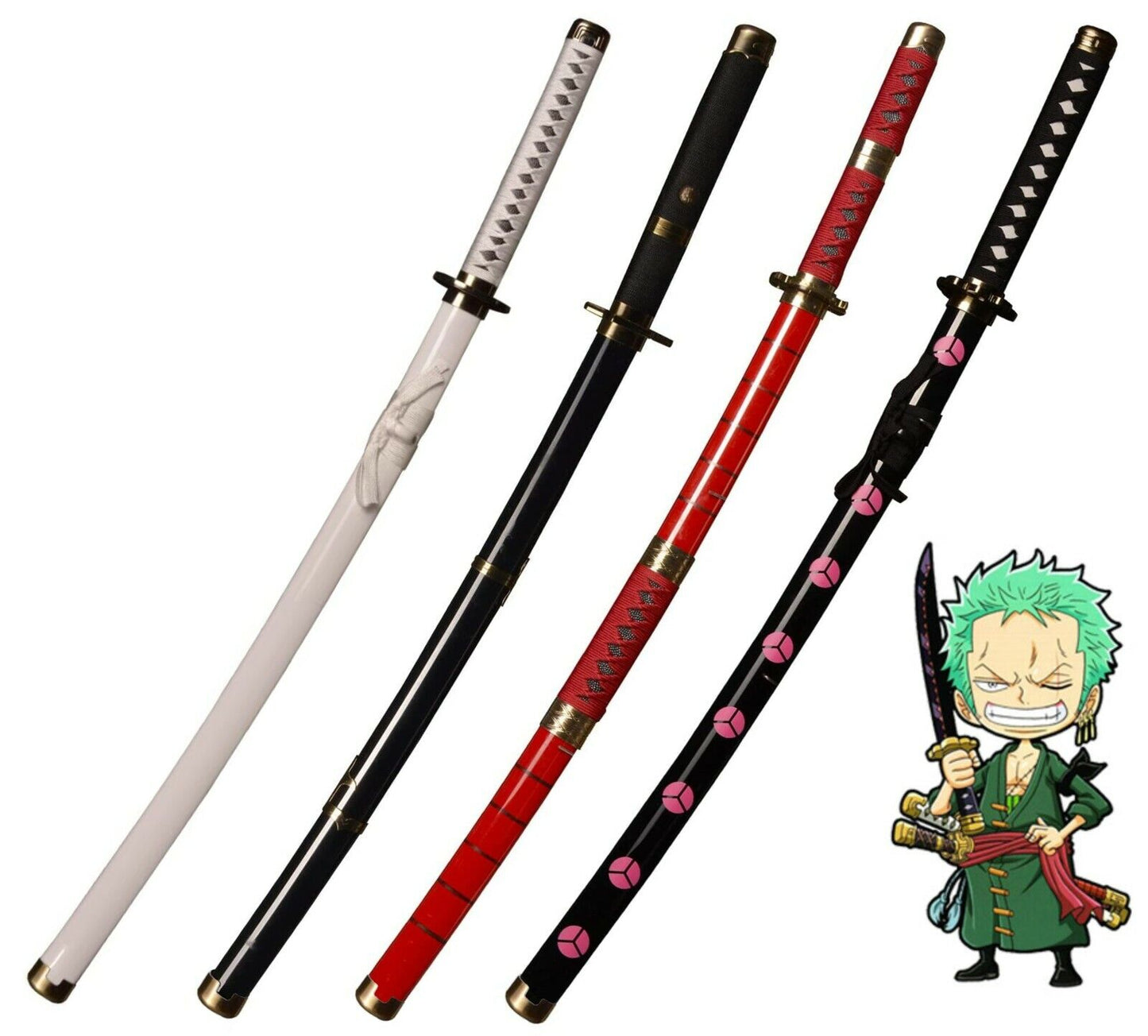Wooden Bamboo 41" Fantasy Blade Sword - SW1603