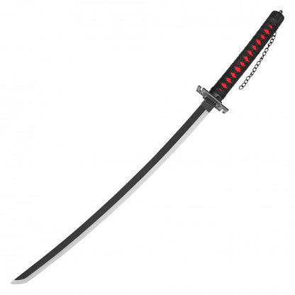 Wooden/ Plastic Bamboo Blade LED light Tensa Samurai Black Sword 40"- FS02D