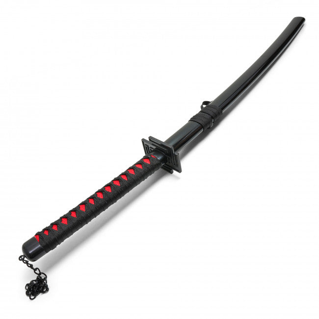 Wooden/ Plastic Bamboo Blade LED light Tensa Samurai Black Sword 40"- FS02D