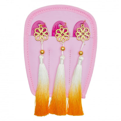 Metal 6" Fantasy Pink Demon Hunter 3-piece Set Throwers - FS365