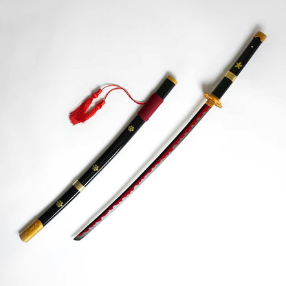 Metal Fantasy Samurai Black sword 38"- FS97