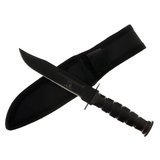 Falcon 7.5" Tactical Knives W/ Black Coating Blade - KC0138BK