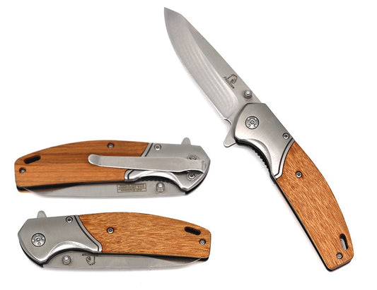 Falcon 7.5" Overall Semi-Automatic Pocket Knife - KS3683GY