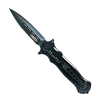 8.5" Ball Bearing Black Titanium Coated Pocket Knife - KSB111BK