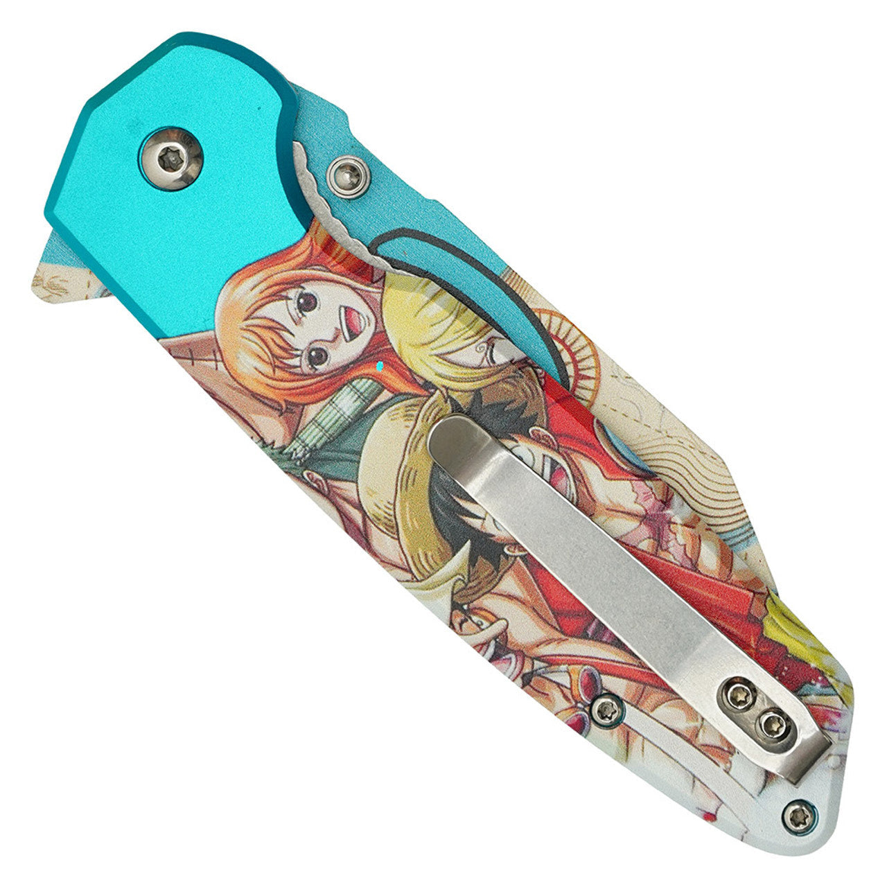 7.75"  Spring Assisted Fantasy Pocket Knife - PF83A