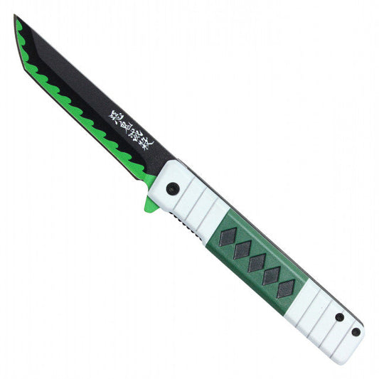 8"  Spring Assisted Fantasy Pocket Knife - PF52A