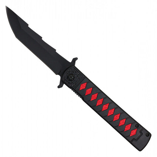 9"  Spring Assisted Fantasy Pocket Knife - PF58A