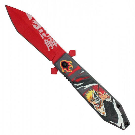 8"  Spring Assisted Fantasy Pocket Knife - PF61A