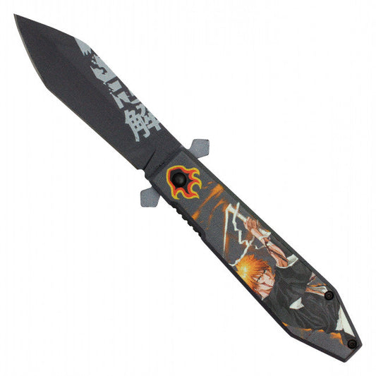 8"  Spring Assisted Fantasy Pocket Knife - PF61D