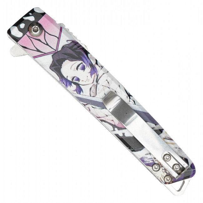8"  Spring Assisted Fantasy Demon Pocket Knife - PF78B