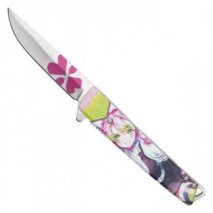 8"  Spring Assisted Fantasy Demon Pocket Knife - PF78C