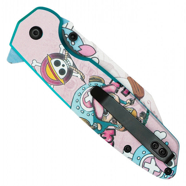7.75"  Spring Assisted Fantasy Pocket Knife - PF83D