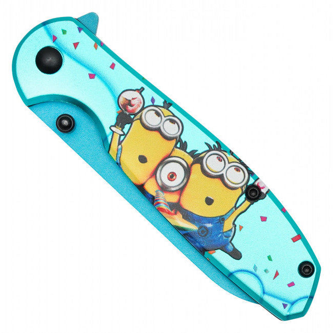 7.25"  Spring Assisted Fantasy Pocket Knife - PF91B