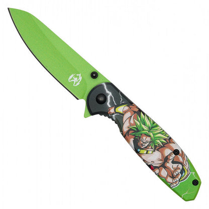 7.75"  Spring Assisted Fantasy Pocket Knife - PF91D