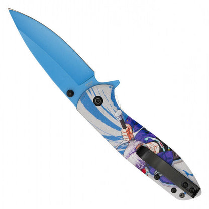 8"  Spring Assisted Fantasy DBZ Pocket Knife - PF93S