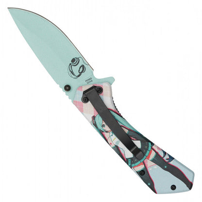7.75"  Spring Assisted Fantasy Pocket Knife - PF95D