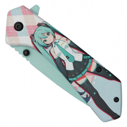 7.75"  Spring Assisted Fantasy Pocket Knife - PF95D