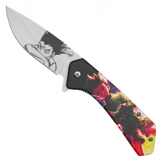 7.75"  Spring Assisted Fantasy Pocket Knife - PF95K