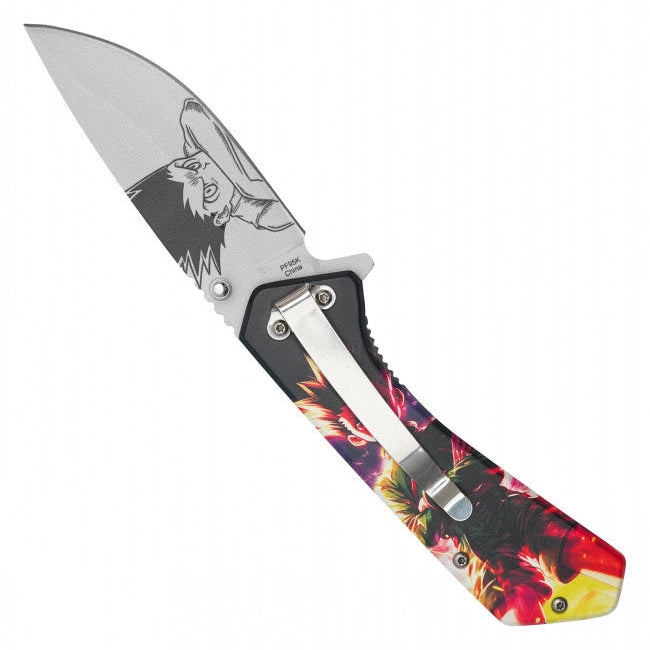 7.75"  Spring Assisted Fantasy Pocket Knife - PF95K