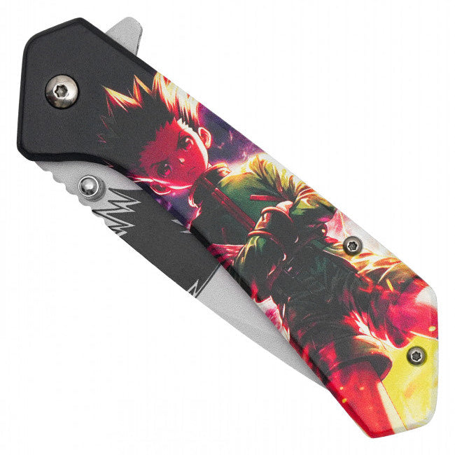 7.75"  Spring Assisted Fantasy Pocket Knife - PF95K