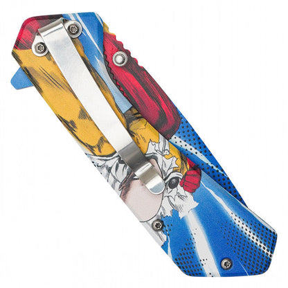 7.75"  Spring Assisted Fantasy Pocket Knife - PF95XK
