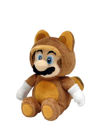 Super Mario - Tanooki Mario 9" Plush - 1270