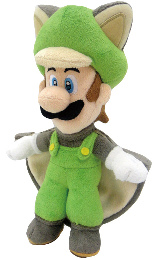 Super Mario - Flying Squirrel Luigi 9" Plush - 1312