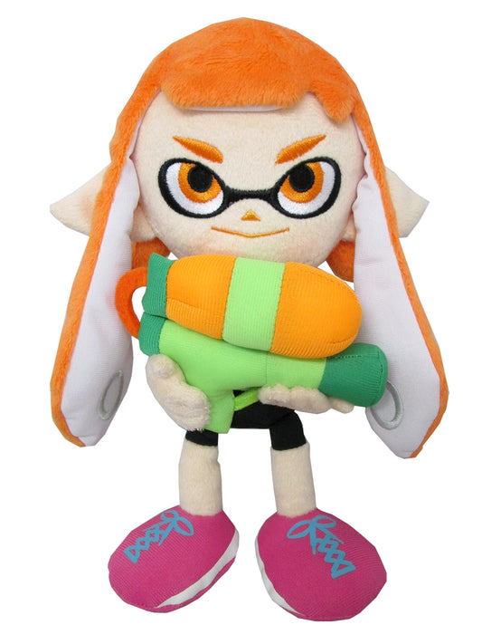 Splatoon - Inkling Girl Orange 9" Plush - 1467